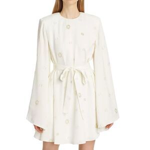 Stella McCartney Metallic Long Sleeve Minidress Size 40 (4-6)